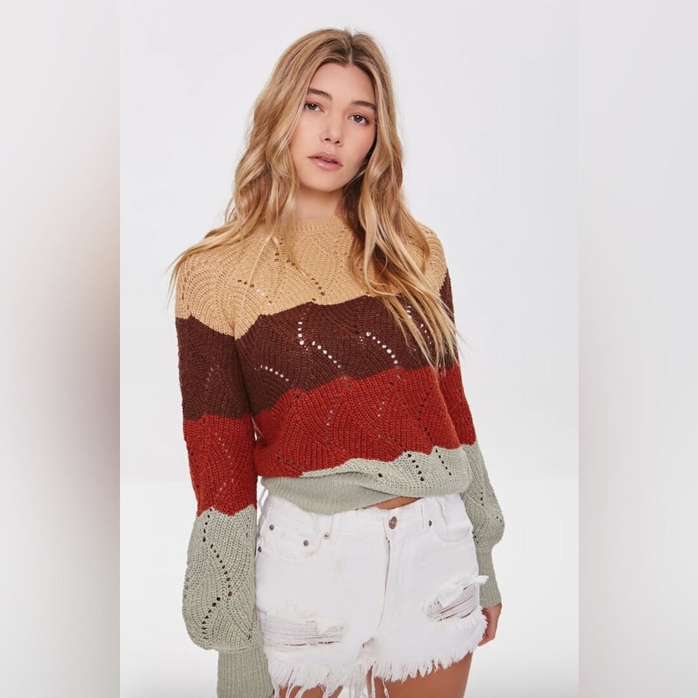 Multi Color Knit Sweater